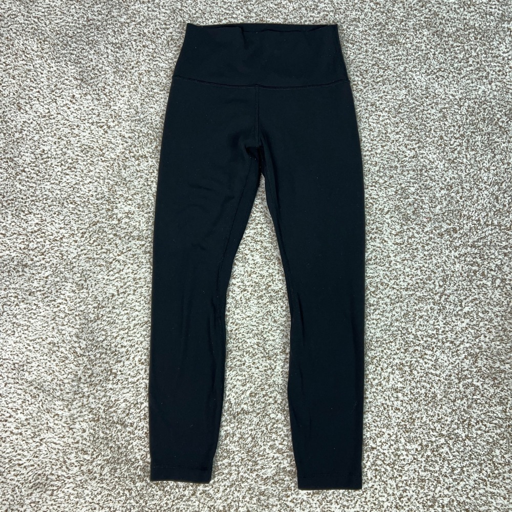 Lululemon Leggings Womens 6 Black Yoga Activewear High Waisted Align Pant II Gym